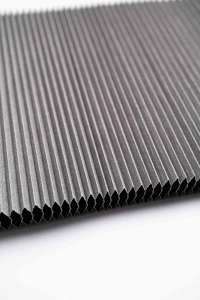Anthracite Blackout Honeycomb Pleat Curtain