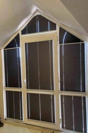 Anthracite Semi-Blackout Pleated Curtain