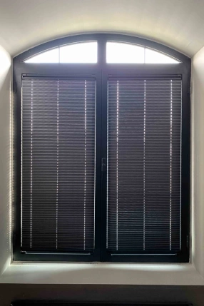 Anthracite Semi-Blackout Pleated Curtain