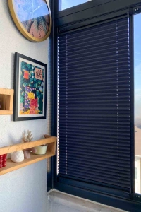 Anthracite Semi-Blackout Pleated Curtain