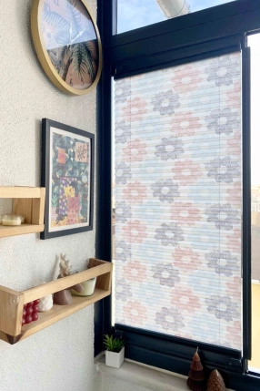 Baskılı Plise Perde