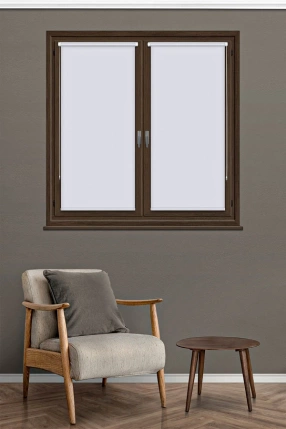 Beyaz Blackout Mini Stor 