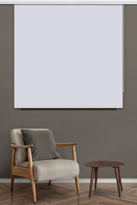 White Blackout Roller Blinds