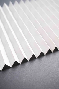 White Glass  Balcony Curtain