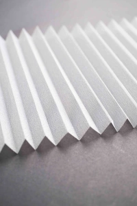 White Tulle Pleated Curtain