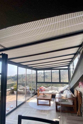 Blackout Tam Karartma Gri Plise Perde 