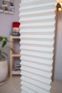 Grey Glass Balcony Curtain