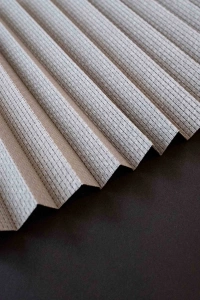 Gray Linen Pleat Curtain