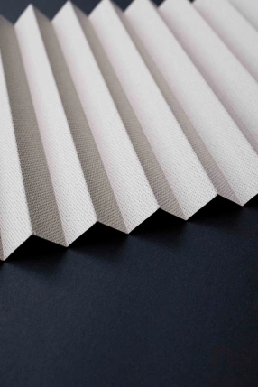 Grey Semi-Blackout Pleated Curtain