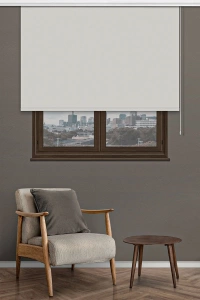 Off-White Matte Roller Blinds 