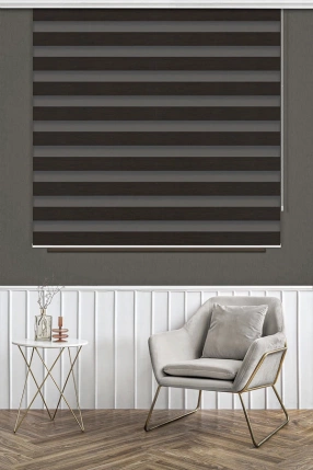 Koyukahve Bambu Zebra Perde 