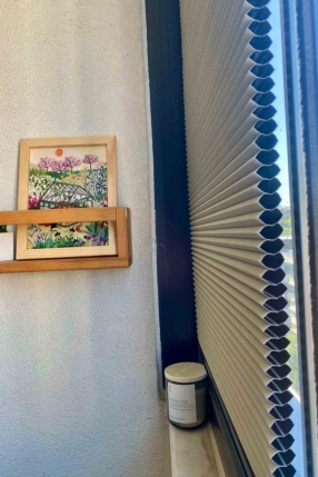 Krem Blackout Honeycomb Plise Perde