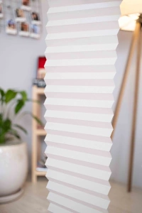 Cream Glass Balcony Curtain
