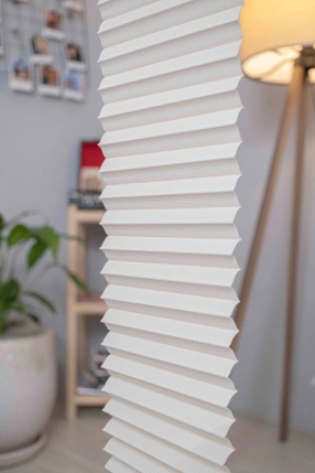 Cream Semi-Blackout Pleated Curtain