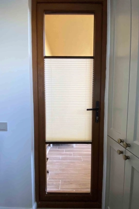 Mercury Pleated Curtain Ecru