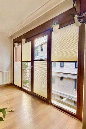 Mercury Pleated Curtain Ecru