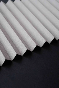 Mercury Pleated Curtain Grey