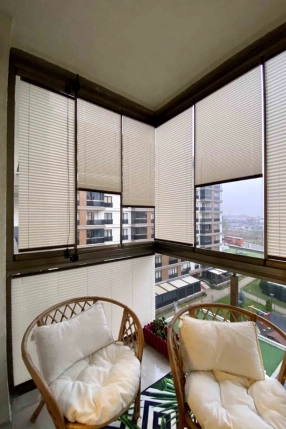 Mercury Pleated Curtain Cream