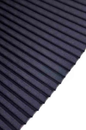 Mercury Pleated Curtain Navy Blue