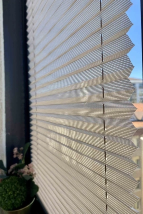 Sütlü Kahve Plise Perde