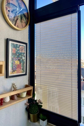 Sütlü Kahve Plise Perde