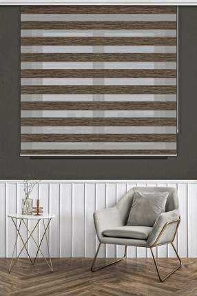 Sütlükahve Bamboo Zebra Curtain 