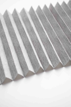 Alacalı Gri Plise Perde