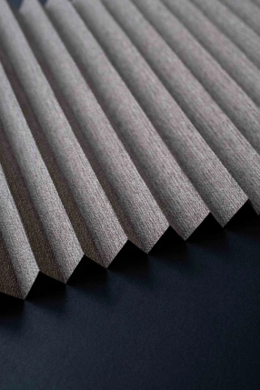 Alacalı Kahve Plise Perde