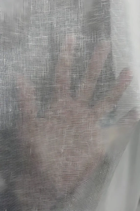 Foldet Keten Tül Perde