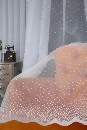 Lüx Örme Tül Perde