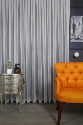 Lüx Örme Tül Perde