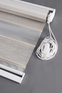 Beige Blackout Zebra Roller Blinds