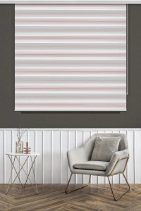 Rose Gradient Zebra Curtain