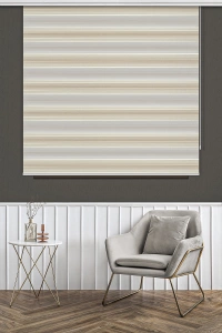 Sunset Gradient Zebra Curtain