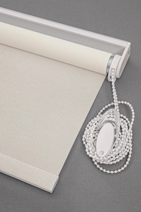 Simli Stor Perde Ekru