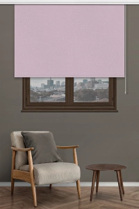 Simli Stor Perde Pembe