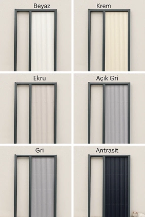 Standart Kumaş Plise Akordiyon Kapı