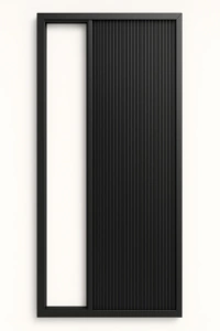 Full Blackout Pleated Accordion Door