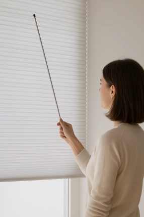 Plise Perde Çekme Çubuğu