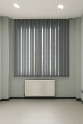 Light Gray Vertical Blind – Cloud Gray