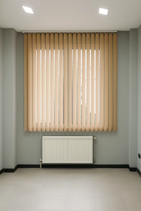 Beige Vertical Blind – Sand Beige