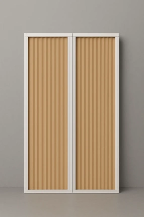 Double Thermal Door → Double Wing Accordion Door – Opens Right & Left!