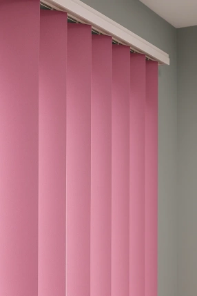 Pink Vertical Blind – Rose Pink